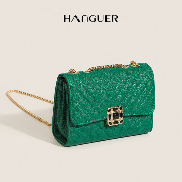 กระเป๋าสะพายข้างผู้หญิง กระเป๋าสะพายสไตล์เกาหลี By HANGUER&CK