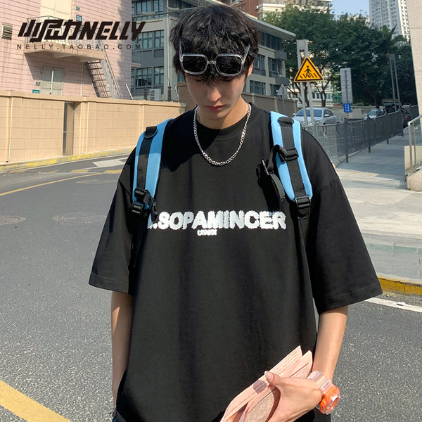 เสื้อยืดคอกลม ผู้ชาย เสื้อยืดผู้ชายเกาหลี เสื้อยืดเกาหลี แบรนด์ NELLY