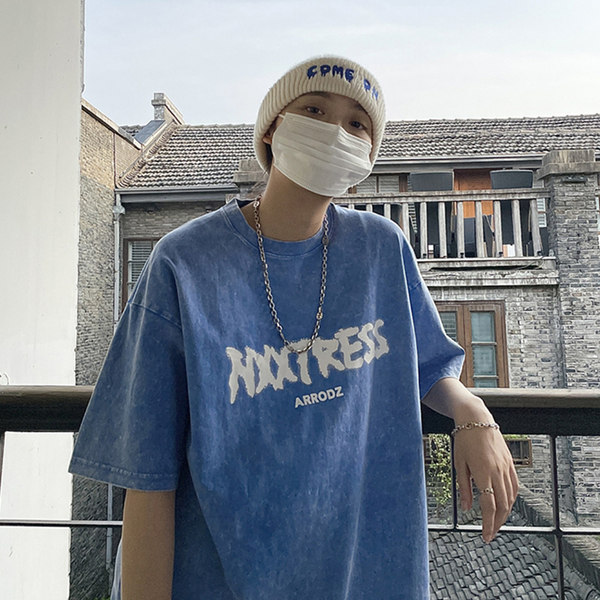 เสื้อยืดผู้ชายอ้วน S-5XL(อกเสื้อ39-51นิ้ว)