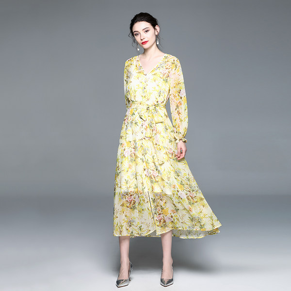 ชุดเดรสยาวสวยๆ ชุดเดรสยาวใส่สบาย ใส่ทำงาน