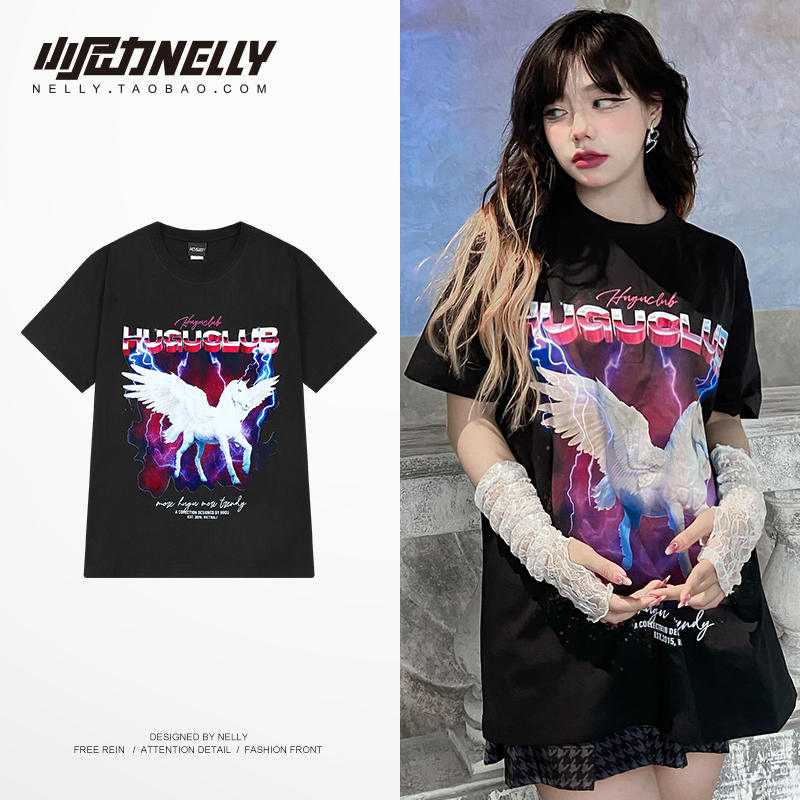 เสื้อยืดคอกลม ผู้ชาย เสื้อยืดผู้ชายเกาหลี เสื้อยืดเกาหลี แบรนด์ NELLY