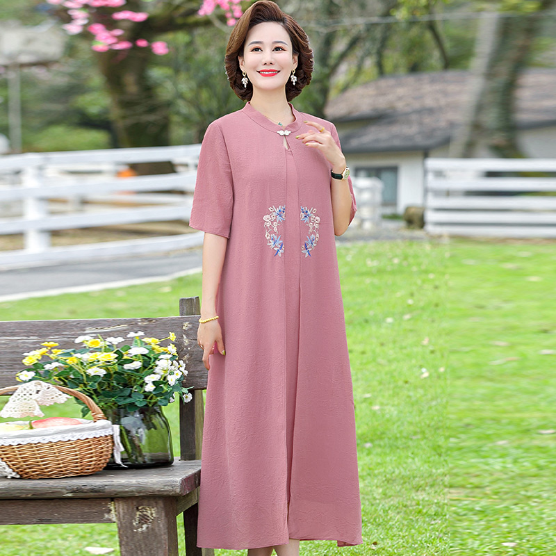 เดรสวัยผู้ใหญ่40-60ปี เดรสคุณแม่ ชุดเดรสทำงานวัยผู้ใหญ่ แบรนด์ MAMA DRESS