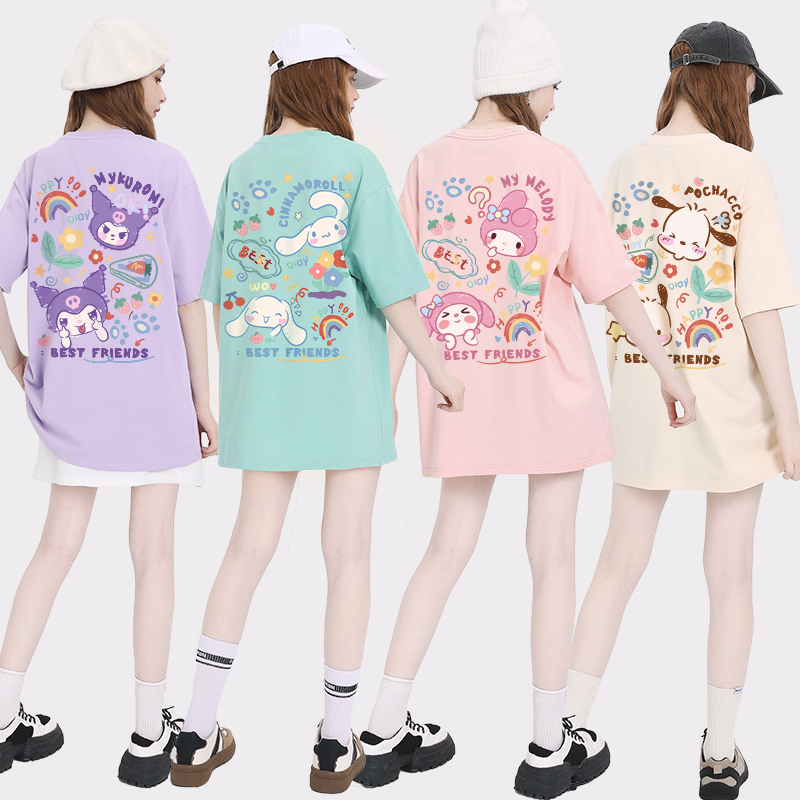 เสื้อผ้าวัยรุ่นเกาหลี เสื้อยืดวัยรุ่นผู้หญิง มีขนาด S M L XL
