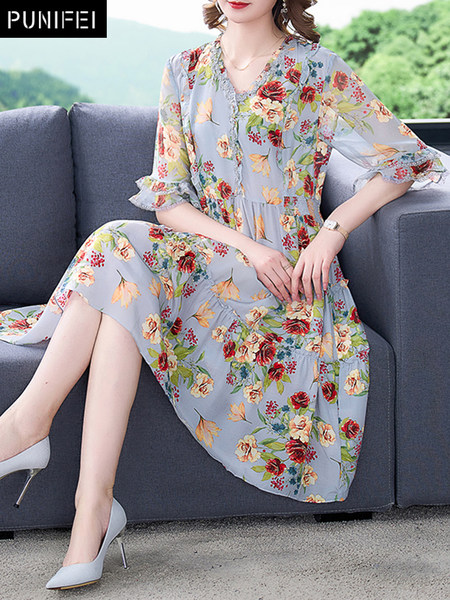 เดรสวัยผู้ใหญ่40-60ปี เดรสคุณแม่ ชุดเดรสทำงานวัยผู้ใหญ่ แบรนด์ MAMA DRESS
