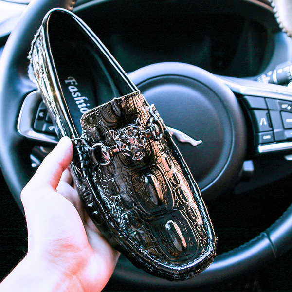 รองเท้าหนังผู้ชาย มีไซส์39-44 รองเท้าโลฟเฟอร์ชาย Slip-On Shoes