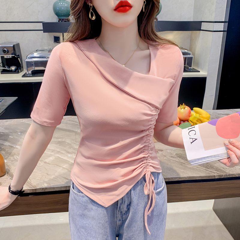 เสื้อผ้าวัยรุ่นเกาหลี เสื้อยืดวัยรุ่นผู้หญิง มีขนาด S M L XL