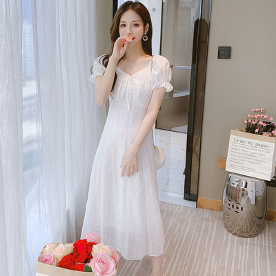 ชุดเดรสสั้น ชุดเดรสสั้นลายดอก ชุดเดรสสั้นวัยรุ่น By Meiyi women's clothing