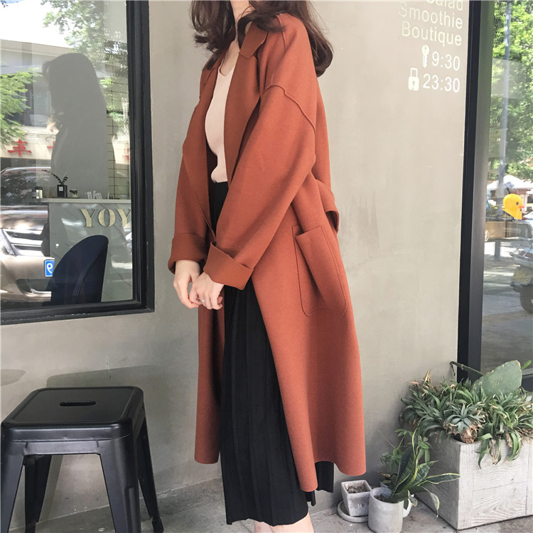 เสื้อโค้ทคลุม สไตล์เกาหลี ผ้าดีทิ้งตัวมีน้ำหนัก กันลมได้ดี เหมาะใส่ไปอากาศไม่หนาวมาก ใส่แล้วเกาหลีสุดๆไปเลย same pic