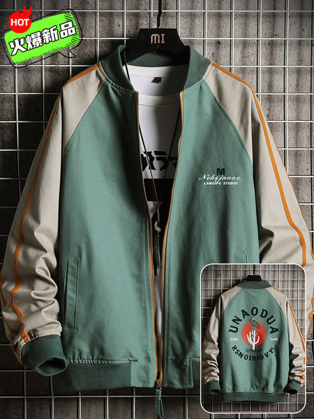 เสื้อแจ็คเก็ตเบสบอล เสื้อคลุม เสื้อแขนยาวสไตล์เกาหลี