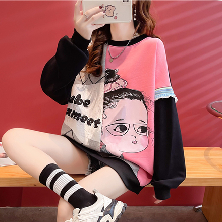 เสื้อยืดแขนยาว เสื้อแขนยาววัยรุ่นกันหนาว