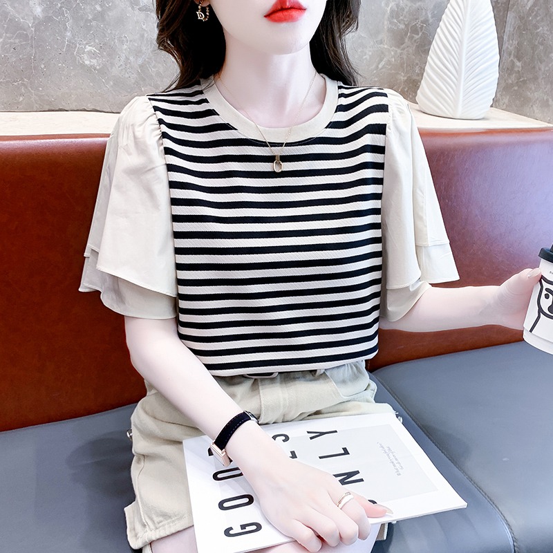 เสื้อผ้าวัยรุ่นเกาหลี เสื้อยืดวัยรุ่นผู้หญิง มีขนาด S M L XL