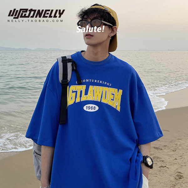 เสื้อยืดคอกลม ผู้ชาย เสื้อยืดผู้ชายเกาหลี เสื้อยืดเกาหลี แบรนด์ NELLY