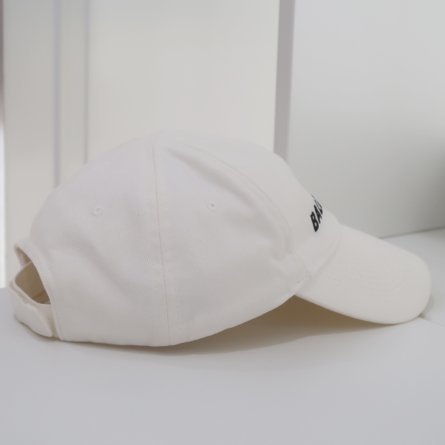 Balenciaga White Logo Cap