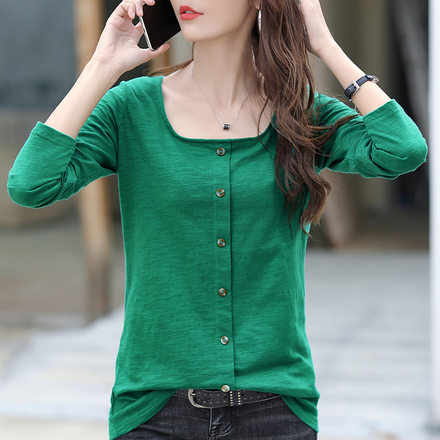 เสื้อยืดแขนยาวแฟชั่น เสื้อยืด T-shirt แขนยาว