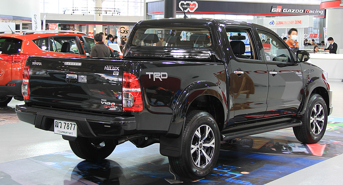 สติ๊กเกอร์ TRD สีเทา Vigo Champ