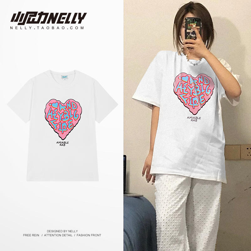 เสื้อยืดคอกลม ผู้ชาย เสื้อยืดผู้ชายเกาหลี เสื้อยืดเกาหลี แบรนด์ NELLY