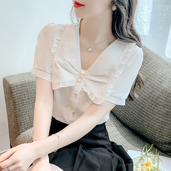 เสื้อชีฟองเกาหลี เสื้อชีฟองสวยๆ