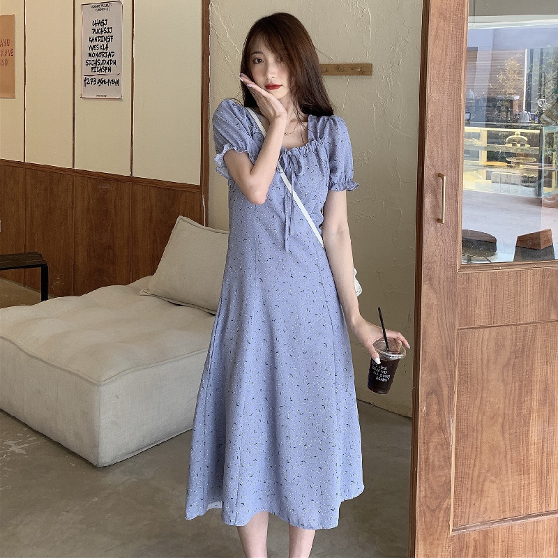 เดรสแขนสั้นมีไซส์L-4XLอก38-47นิ้ว
