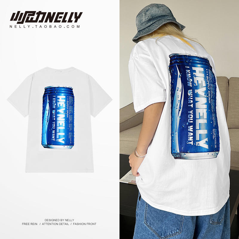 เสื้อยืดคอกลม ผู้ชาย เสื้อยืดผู้ชายเกาหลี เสื้อยืดเกาหลี แบรนด์ NELLY