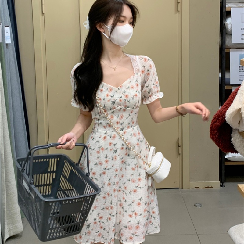 เดรสแขนสั้น มีไซส์ L-4XLอก 38-47 นิ้ว ใส่ได้ทั้งสาวหุ่นดีน่ารักจนถึงสาวอวบพลัสไซส์