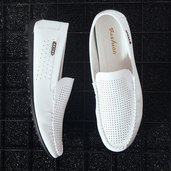 รองเท้าโลฟเฟอร์ชาย รองเท้าผู้ชาย รองเท้าแฟชั่นชาย รองเท้าหนังผู้ชาย Men Loafer Slip-On Shoes