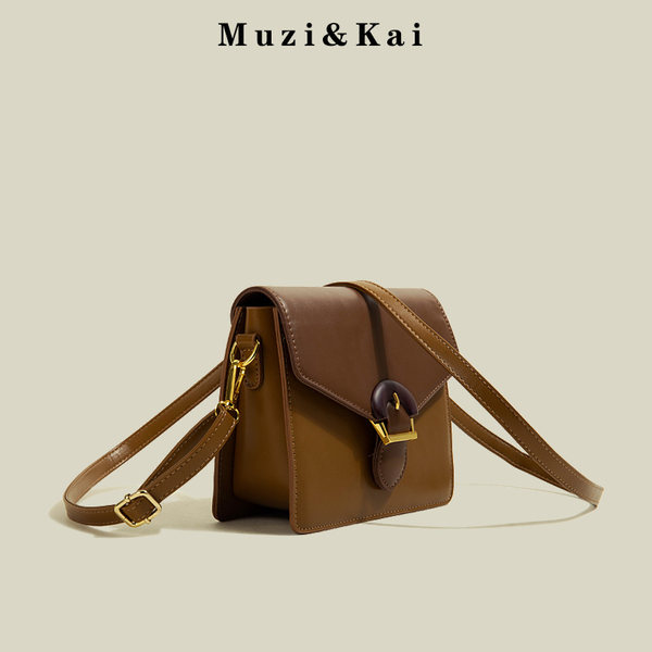 กระเป๋าสะพายข้างผู้หญิง กระเป๋าสะพายสไตล์เกาหลี By Muzi&Kai