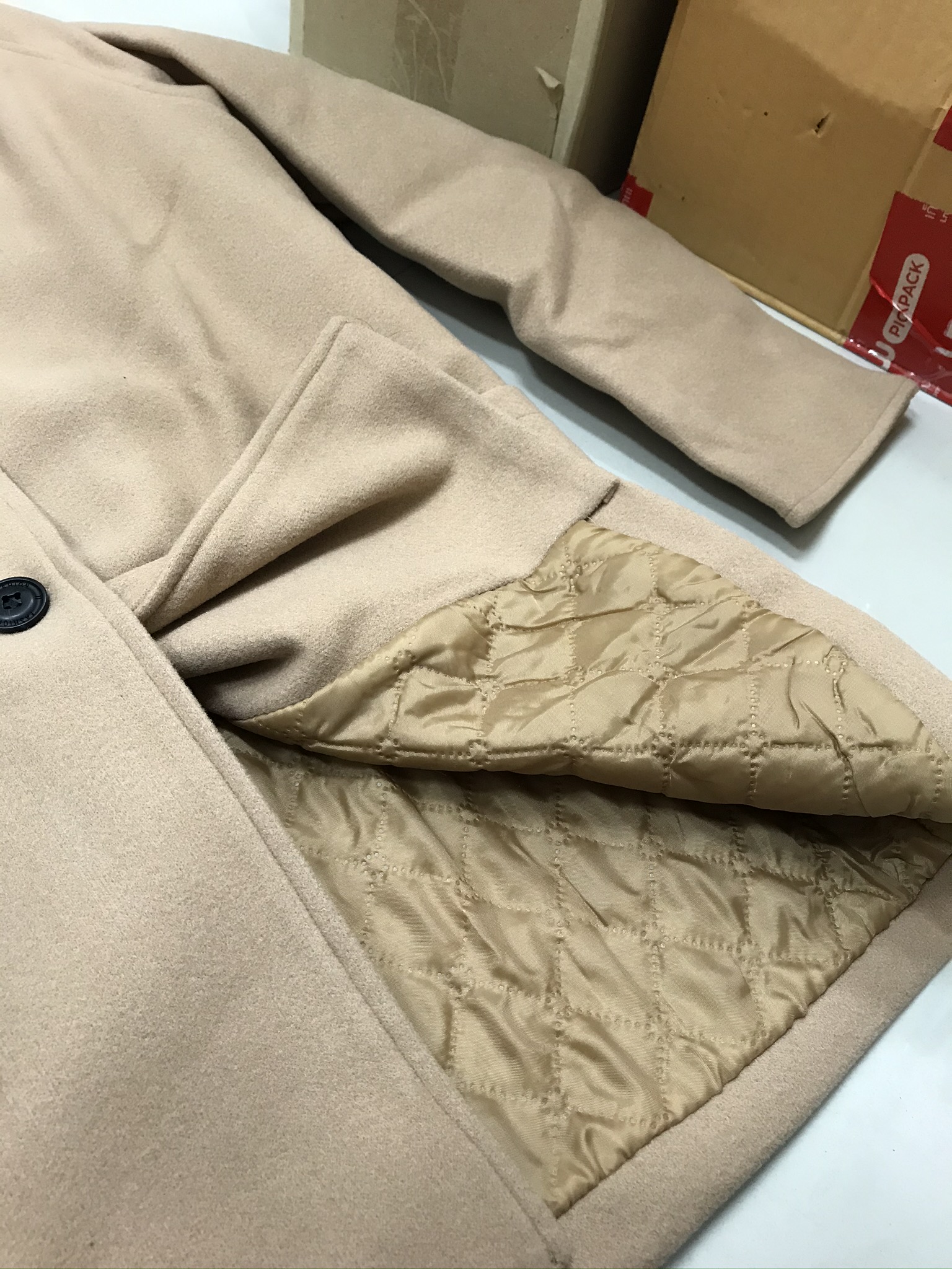 โอเวอร์โค้ท overcoat สไตล์เกาหลี ทรงคลาสสิค ใส่ง่ายเข้ากับทุกชุด กันหนาวได้ดี พร้อมส่ง สีน้ำตาล,สีดำ