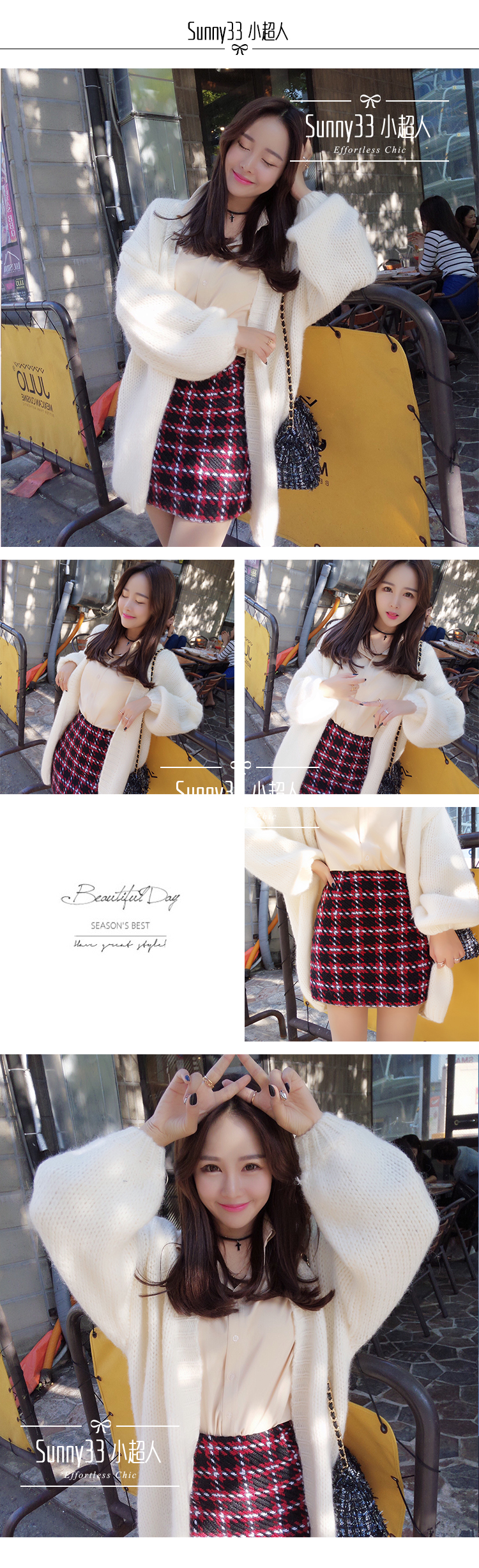 เสื้อคลุมไหมพรมถักทรงสวย เนื้อนิ่มยืดได้เยอะ ทรงน่ารักไม่เหมือนใคร งานดี พร้อมส่งเลยจ้า