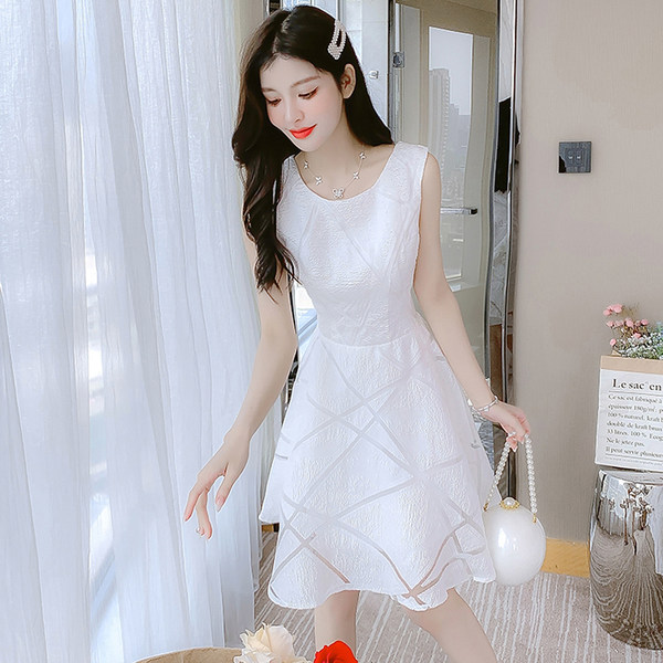 เดรสลูกไม้ เดรสชีฟองสวยๆ แขนสั้น By Meiyi women's clothing