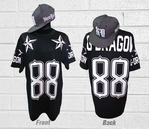 เสื้อยืดสกรีน 88จีดรากอน ไซส์XXL