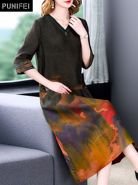 เดรสวัยผู้ใหญ่40-60ปี เดรสคุณแม่ ชุดเดรสทำงานวัยผู้ใหญ่ แบรนด์ MAMA DRESS
