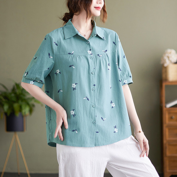 เสื้อลินิน แบบเสื้อสวยๆ เสื้อผ้าฝ้ายลินิน เสื้อเชิ้ตผ้าลินิน BY LININ