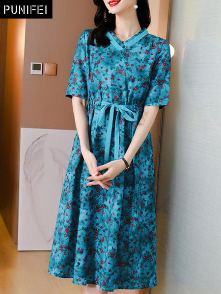 เดรสวัยผู้ใหญ่40-60ปี เดรสคุณแม่ ชุดเดรสทำงานวัยผู้ใหญ่ แบรนด์ MAMA DRESS