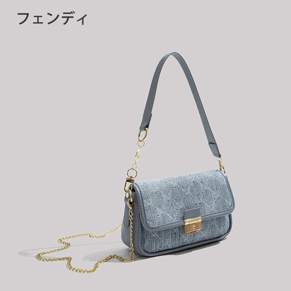 กระเป๋าสะพายข้างผู้หญิง กระเป๋าสะพายสไตล์เกาหลี By Japanese フェンディ authentic bag