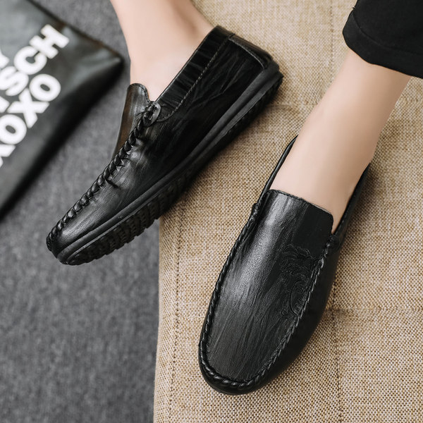รองเท้าหนังผู้ชาย มีไซส์39-44 รองเท้าโลฟเฟอร์ชาย Slip-On Shoes