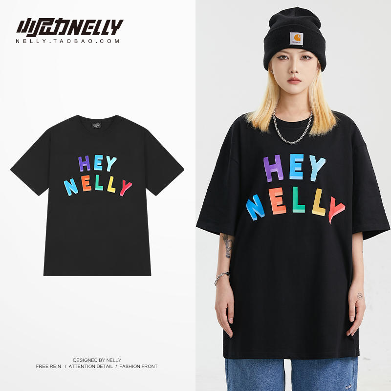 เสื้อยืดคอกลม ผู้ชาย เสื้อยืดผู้ชายเกาหลี เสื้อยืดเกาหลี แบรนด์ NELLY