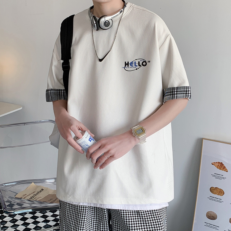 เสื้อยืดผู้ชายอ้วน M-5XL