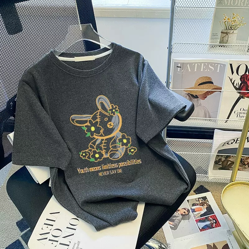 เสื้อยืดคนอ้วนแบบโอเวอร์ไซส์แบบ ulzzang fashion สนใจทักแชท