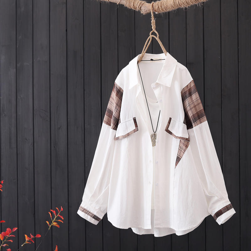 แบบเสื้อสวยๆ เสื้อผ้าฝ้ายลินิน เสื้อเชิ้ตผ้าลินิน