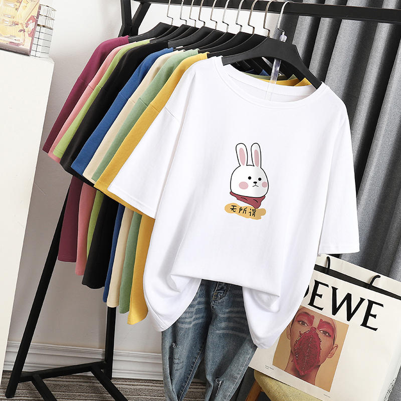 เสื้อโอเวอร์ไซส์เกาหลี เสื้อยืดพลัสไซส์ เสื้อยืดคนอ้วน เสื้อยืดโอเวอร์ไซส์ผู้หญิง