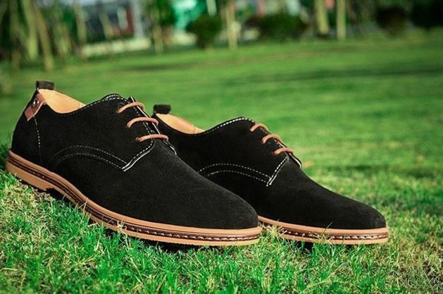 รองเท้าหุ้มส้น ผู้ชาย รองเท้าผู้ชาย สไตล์ Oxford แบบทางการ สีดำ หรูหรา มีสไตล์ ใส่ได้กับ กางเกงยีนส์ กางเกง สแล็ค กางเกงสามส่วน 17024
