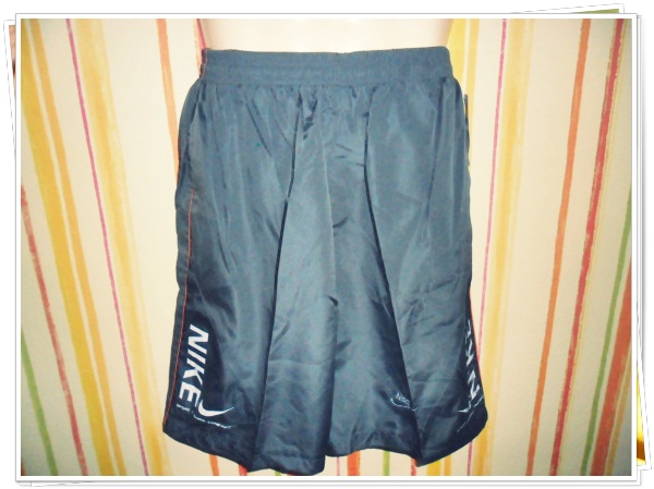 กางเกงขาสั้นผ้าร่ม สีเทา NE002