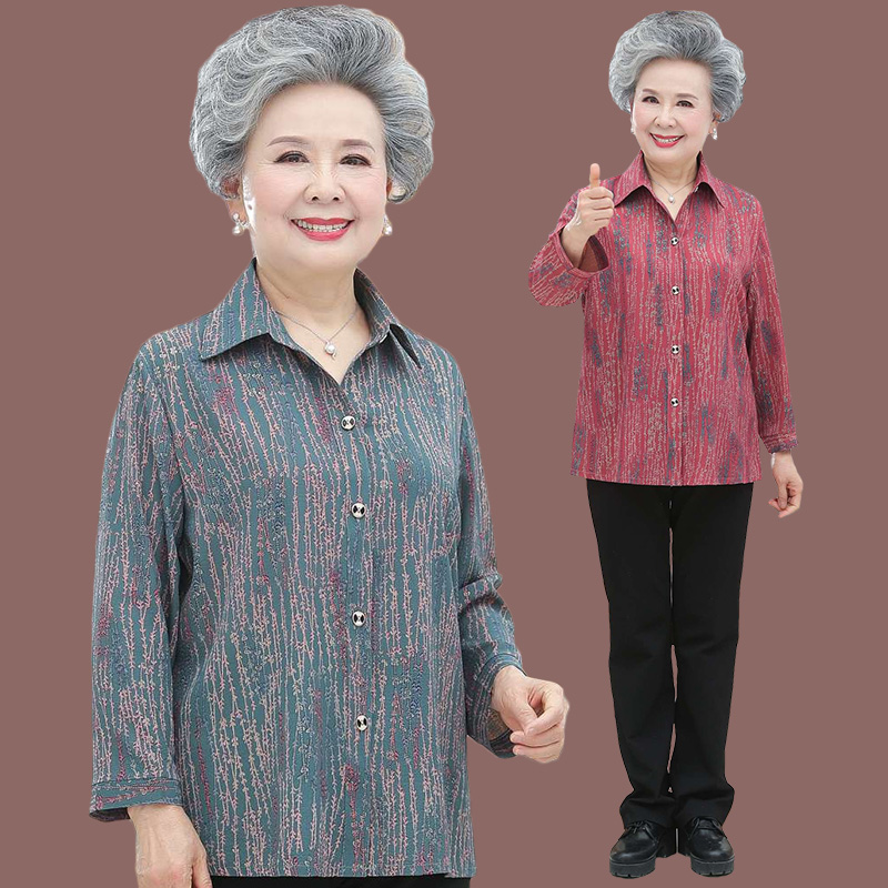 เสื้อคุณยาย เสื้อผู้วัยอายุ60-70ปี มีขนาด L-4XL(อกประมาณ35-45นิ้ว)