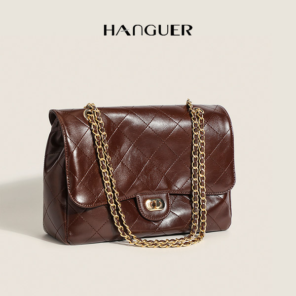 กระเป๋าสะพายข้างผู้หญิง กระเป๋าสะพายสไตล์เกาหลี By HANGUER&CK