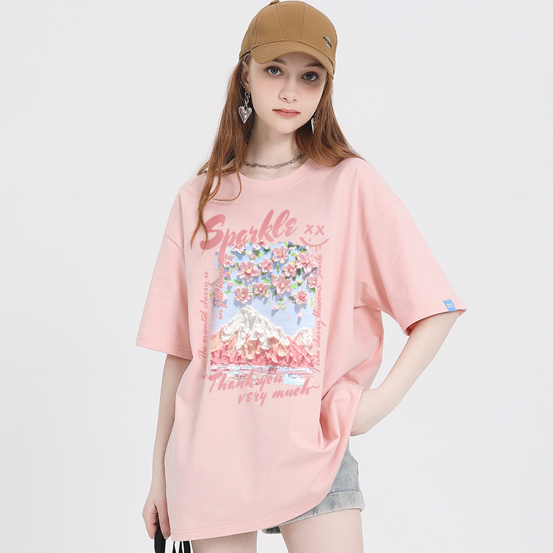 เสื้อผ้าวัยรุ่นเกาหลี เสื้อยืดวัยรุ่นผู้หญิง มีขนาด S M L XL