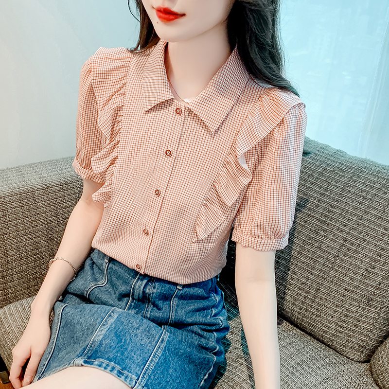 เสื้อเชิ้ตผู้หญิงแขนยาว เสื้อเชิ้ตผู้หญิงใส่ทํางาน 390 บาทต่อชิ้น ฟรีค่าจัดส่ง
