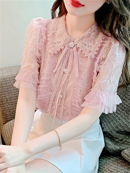 เสื้อชีฟองเกาหลี เสื้อชีฟองสวยๆ