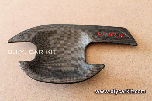 ถ้วยรองมือเปิดประตู เคฟล่าห์ดำNew Ranger 4ประตู