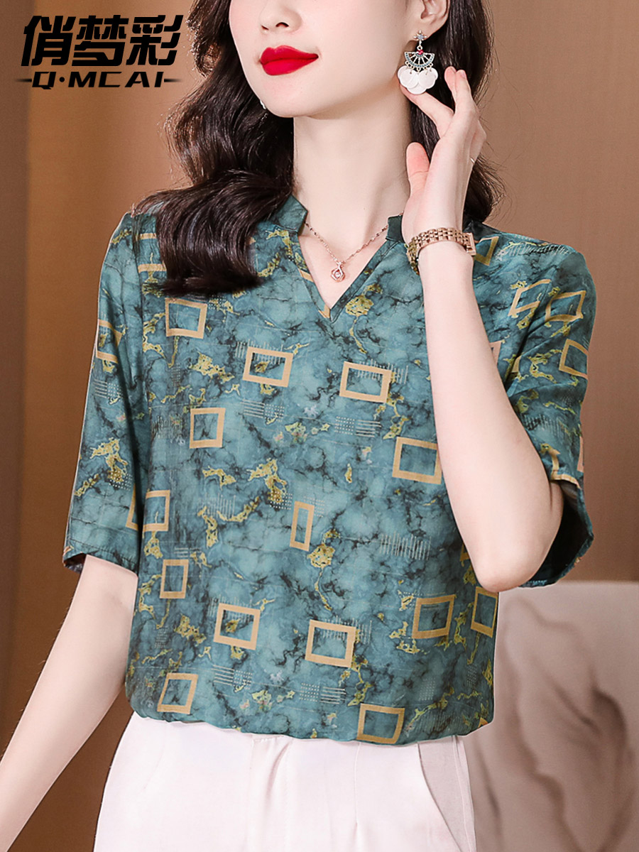 เสื้อชีฟอง เสื้อแฟชั่นสุภาพสตรีวัยผู้ใหญ่ มีไซต์ อก34นิ้ว-43นิ้ว