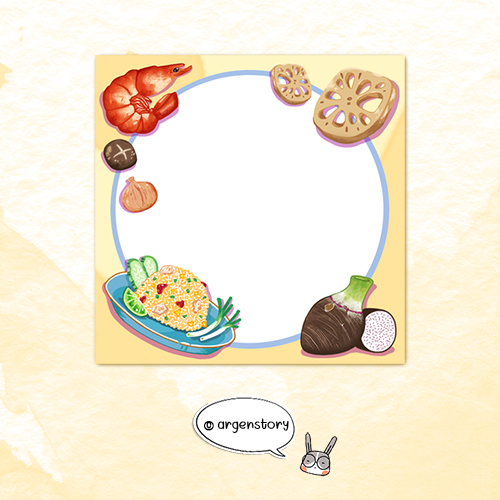 กระดาษโน้ต จักรวาลไข่เจียว 1